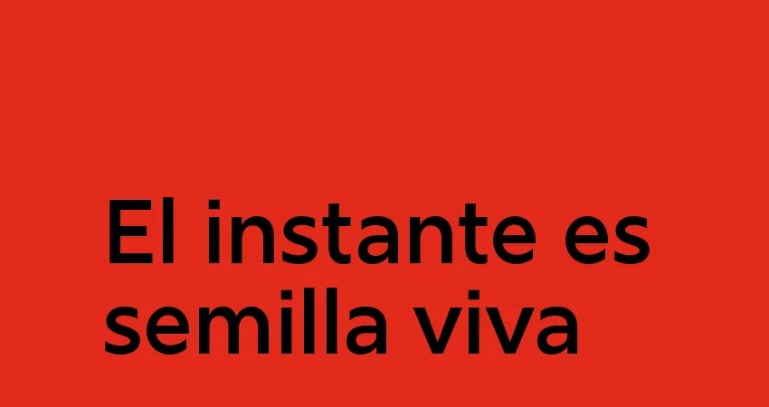 Imagen de la exposición colectiva «El instante es semilla viva» en CentroCentro