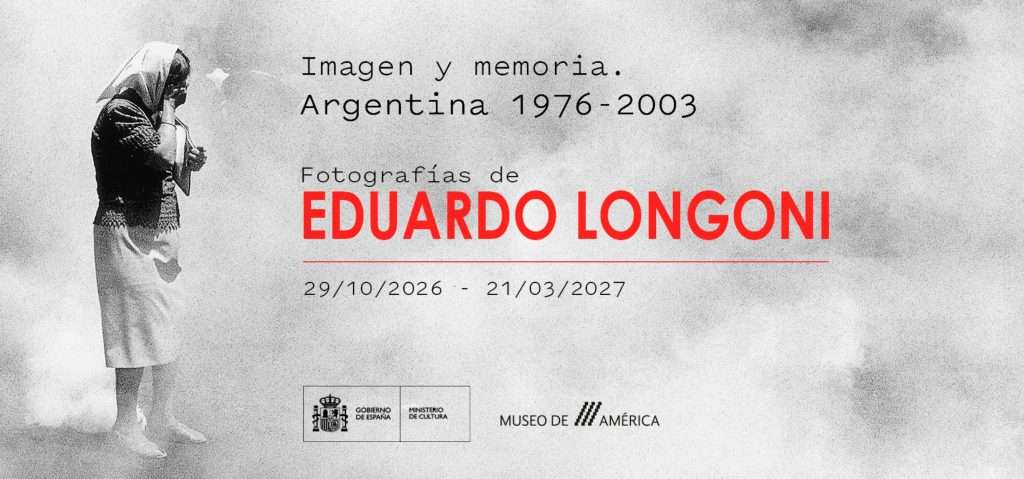 Fotografía de Eduardo Longoni en la exposición «Imagen y memoria. Argentina 1976-2003» del Museo de América
